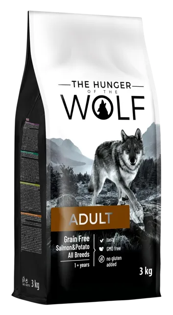 The Hunger Of The Wolf Adult Grain Free – Salmon and Potatoes