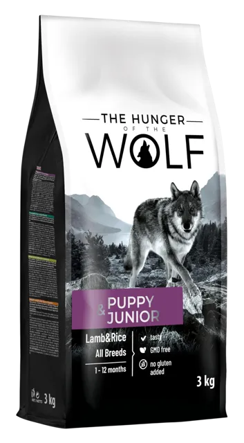 The Hunger Of The Wolf Puppy & Junior – Lamb and Rice