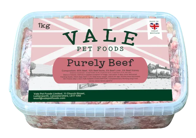 Vale RAW Purely Minces – Beef
