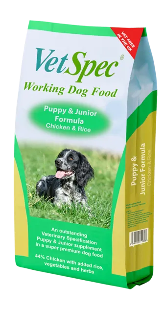 VetSpec Working Dog Food Puppy & Junior – —