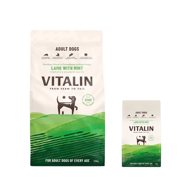 Vitalin Adult Grain Free – Lamb with Mint