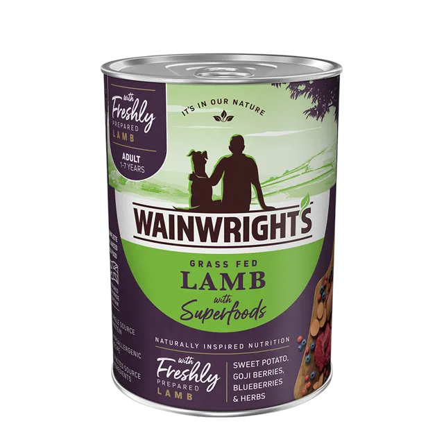 Wainwright's Adult Cans With Superfoods – Grass Fed Lamb