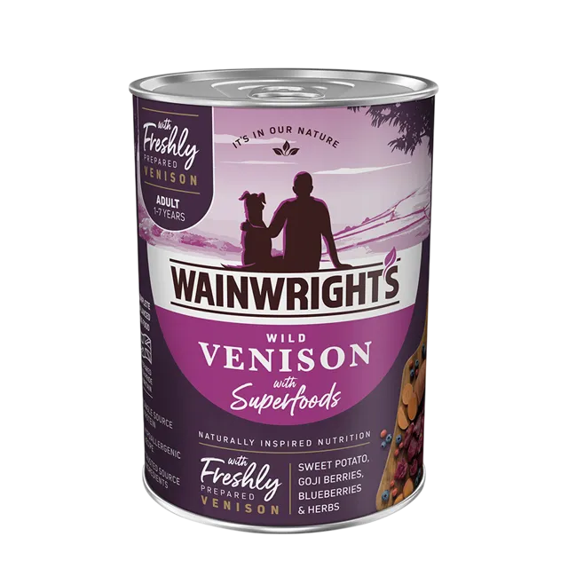 Wainwright's Adult Cans With Superfoods – Wild Venison