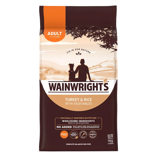 Wainwright's Adult Dry Food – Turkey & Rice