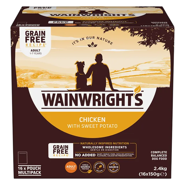 Wainwright's Grain Free Adult Pouches – Chicken