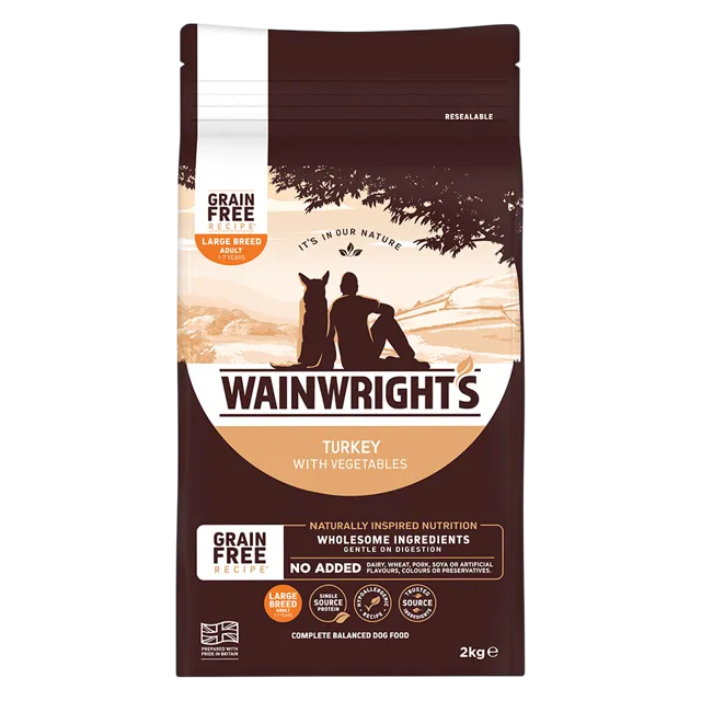 Wainwright's Grain Free Large Breed Adult Dry Food – —