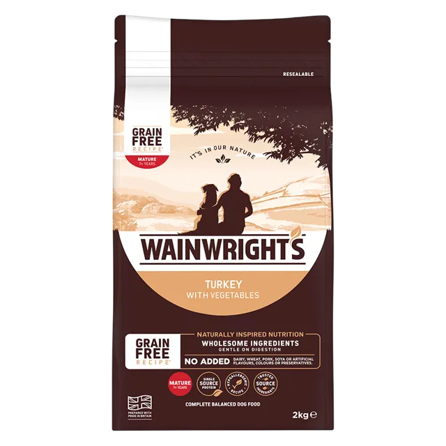 Wainwright's Grain Free Mature Dry Food – —