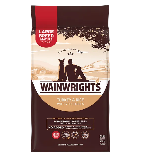 Wainwright's Large Breed Mature Dry Food – —