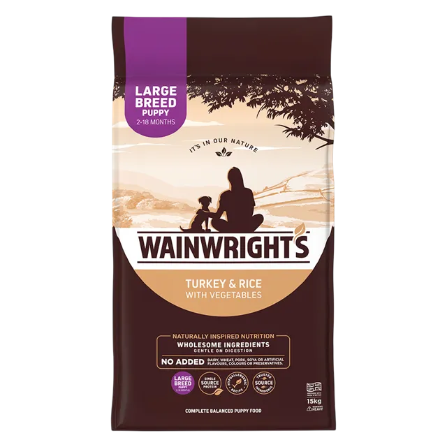 Wainwright's Large Breed Puppy Dry Food – —