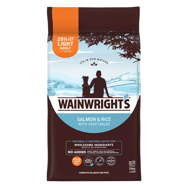Wainwright's Light Adult Dry Food – Salmon & Rice