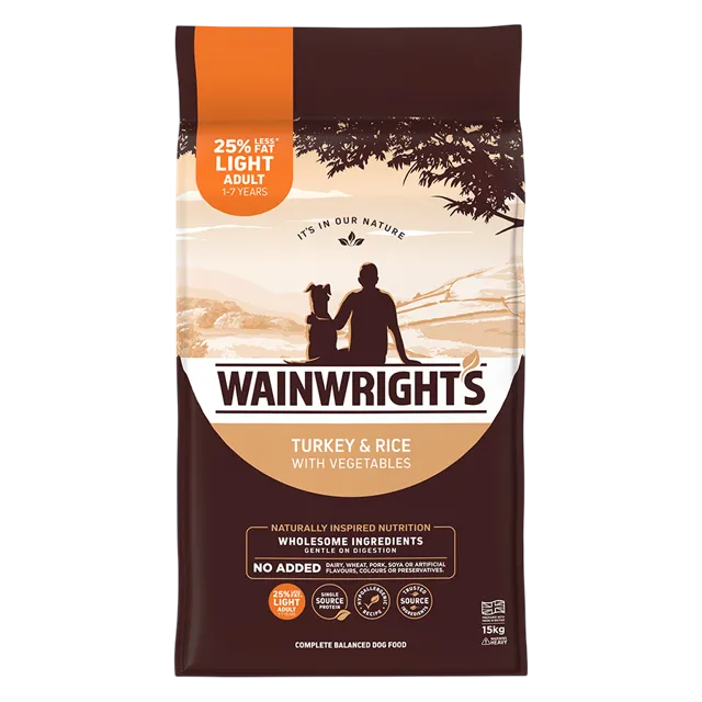 Wainwright's Light Adult Dry Food – Turkey & Rice