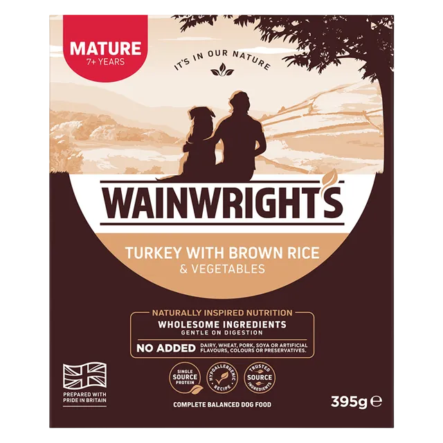 Wainwright's Mature Trays – Turkey with Brown Rice