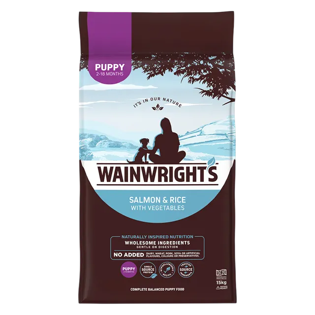Wainwright's Puppy Dry Food – Salmon & Rice