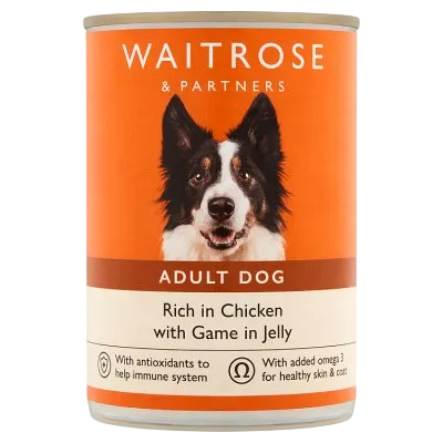 Waitrose Tins in Jelly – Chicken with Game