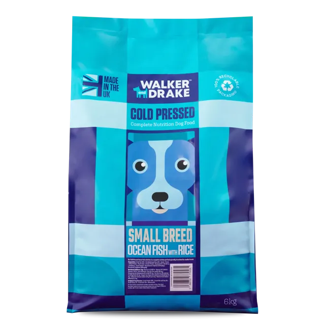 Walker & Drake Small Breed Cold Pressed – Ocean Fish with Rice