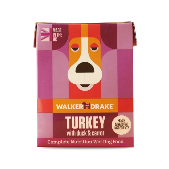 Walker & Drake Wet Food – Turkey With Duck & Carrots