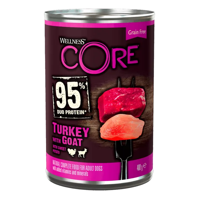 Wellness Core 95% – Turkey & Goat With Sweet Potato