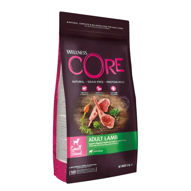 Wellness Core Adult Small Breed – Lamb