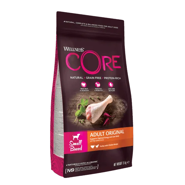 Wellness Core Adult Small Breed – Original Turkey