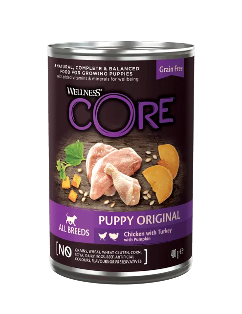 Wellness Core Puppy Wet – Chicken with Turkey with Pumpkin