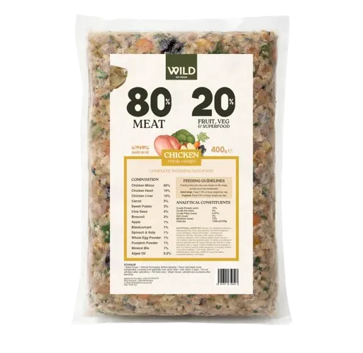 Wild Pet Food 80/20 Fresh Frozen – Chicken