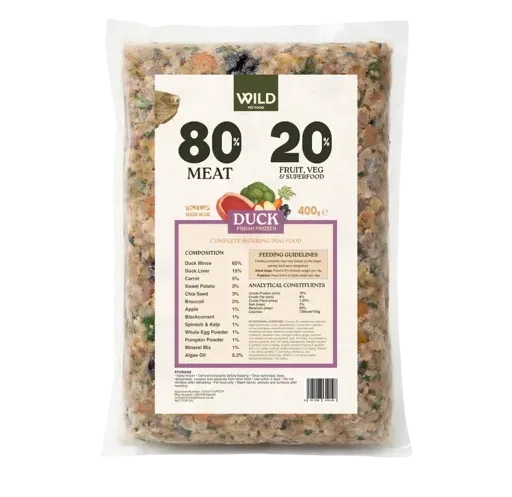 Wild Pet Food 80/20 Fresh Frozen – Duck