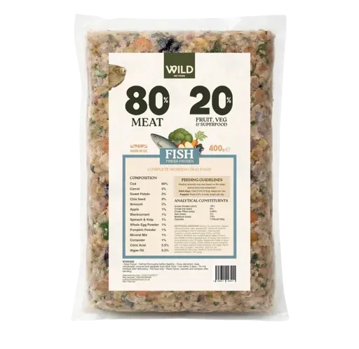 Wild Pet Food 80/20 Fresh Frozen – Fish