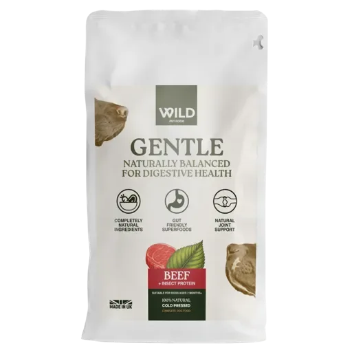 Wild Pet Food Gentle Cold-Pressed – Beef + Insect Protein