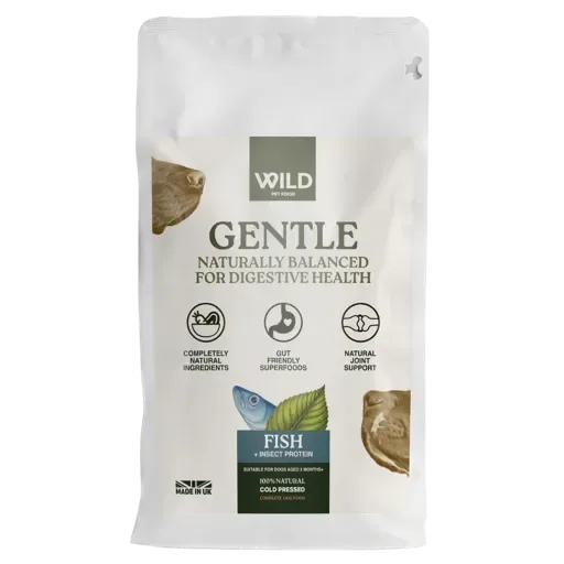 Wild Pet Food Gentle Cold-Pressed – Fish + Insect Protein