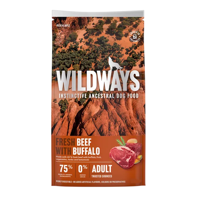 Wildways Adult Dry – Beef with Buffalo