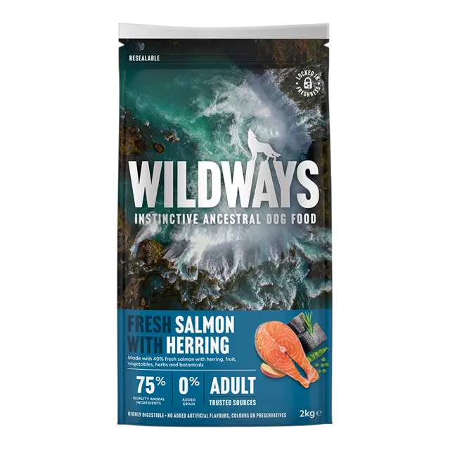 Wildways Adult Dry – Salmon with Herring