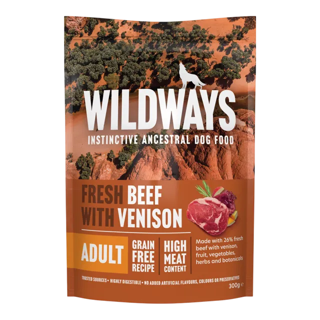 Wildways Adult Wet – Beef with Venison