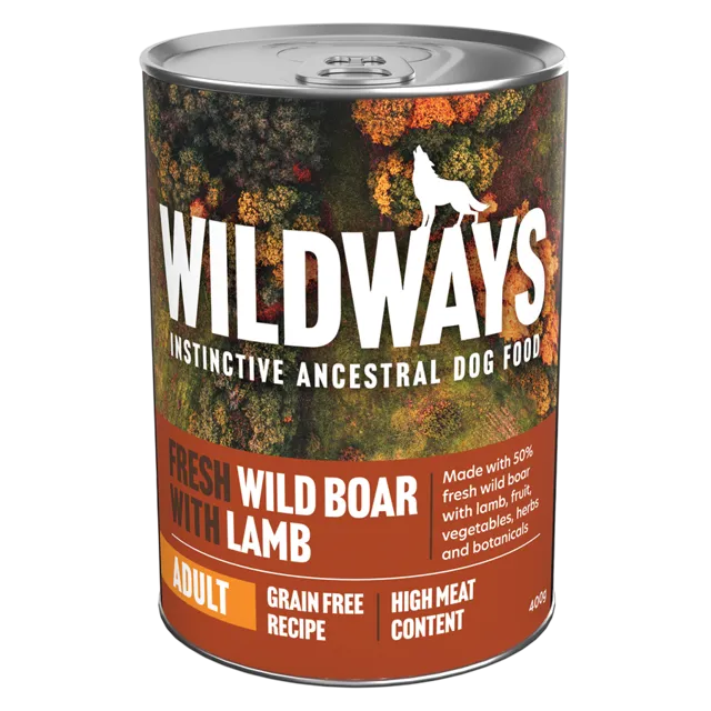 Wildways Adult Wet – Wild Boar with Lamb