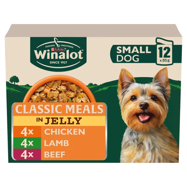 Winalot Small Dog – Mixed in Jelly (Chicken, Lamb, Beef)
