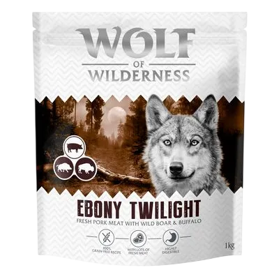Wolf Of Wilderness Dry Adult Duo Protein – Ebony Twilight (Wild Boar & Buffalo)