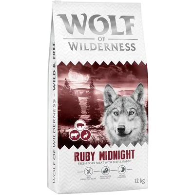 Wolf Of Wilderness Dry Adult Duo Protein – Ruby Midnight (Beef & Rabbit)