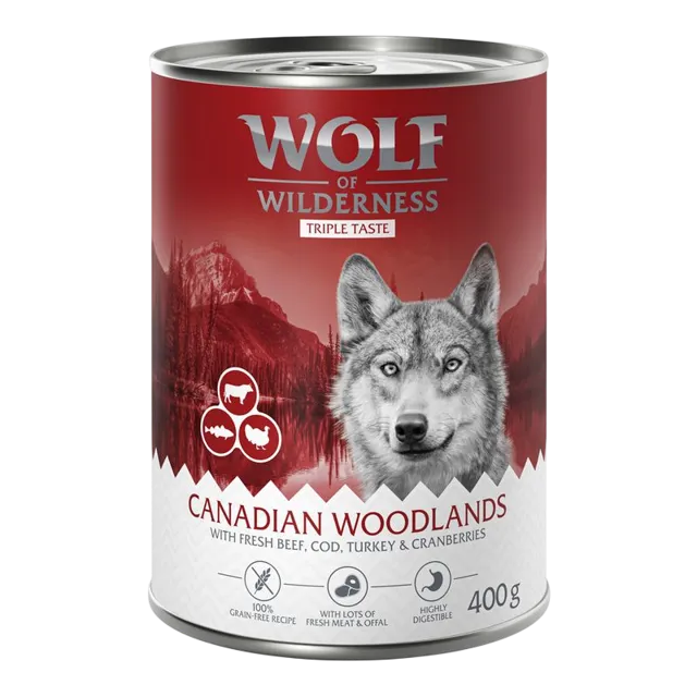 Wolf Of Wilderness 'The Taste Of' Tins – The Taste Of Canada