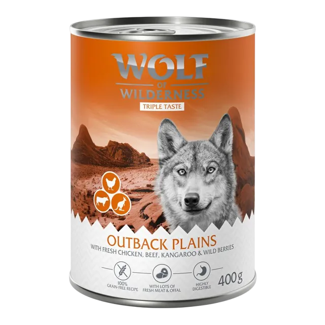 Wolf Of Wilderness 'The Taste Of' Tins – The Taste Of The Outback