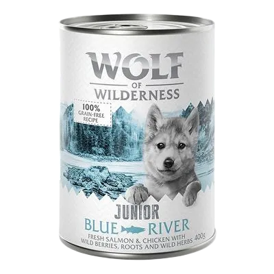 Wolf Of Wilderness Tins Puppy – Blue River