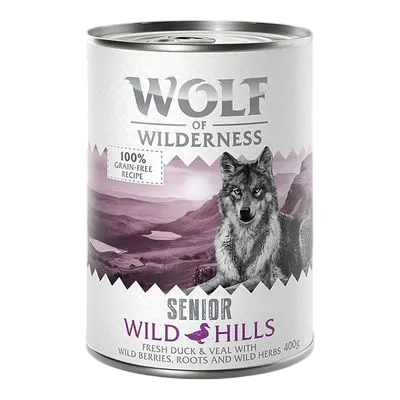 Wolf Of Wilderness Tins Senior – Wild Hills