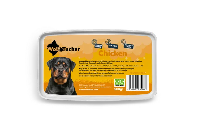 Wolf Tucker Complete Raw Meals – Chicken Meal