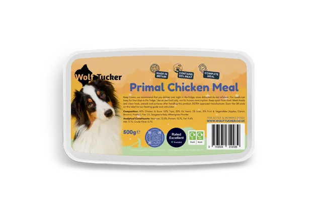 Wolf Tucker Primal Complete Raw Meals – Chicken Meal