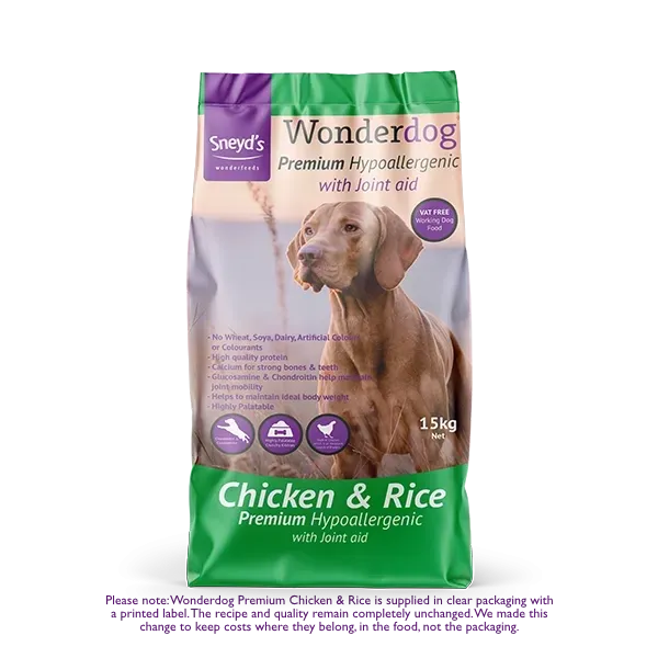 Wonderdog Premium Hypoallergenic Chicken & Rice – —