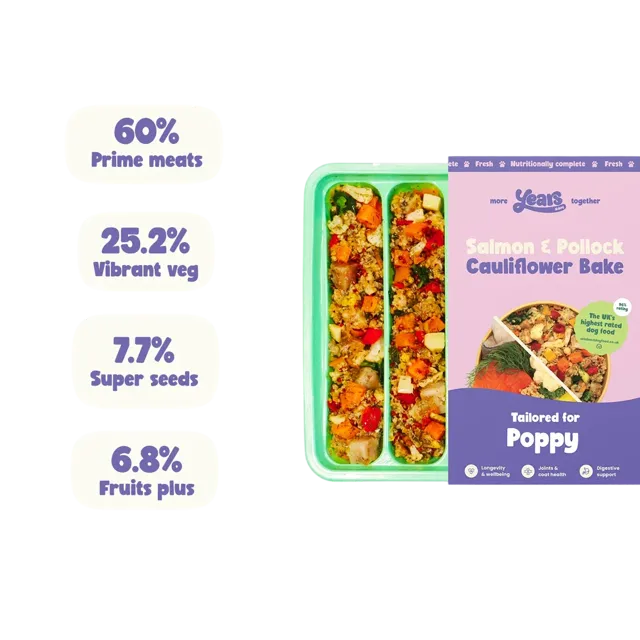 Years Complete Nutrition System – Salmon & Pollock Cauliflower Bake