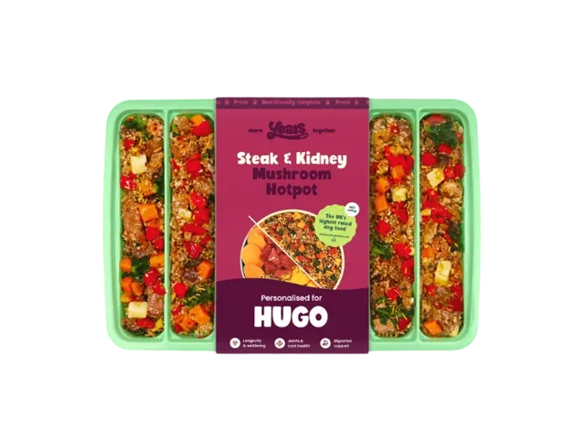 Years Puppy Complete Nutrition System – Steak & Kidney Mushroom Hotpot